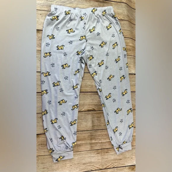 Women’s Life Is Good Dog Print Sleep Jogger Pants Size Large - Picture 3 of 8